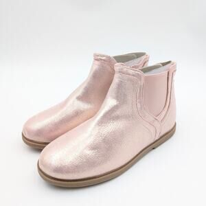 Harper Canyon Elliana Bootie Side Zip Round Toe Kids' Rose Gold Size US3M EU34